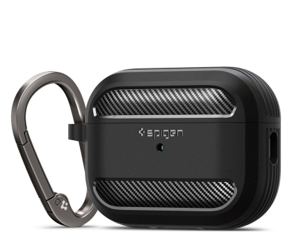 Etui na słuchawki Spigen Rugged Armor Apple Airpods Pro 1 / 2 Matte Black